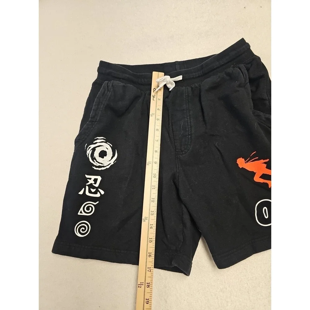 Hot Topic Naruto Uzumaki Black Shorts Medium Pockets Y2K